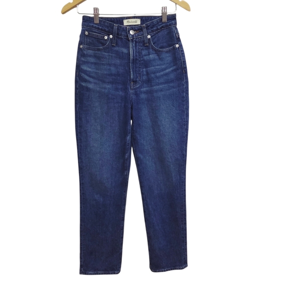 Madewell Curvy Perfect Vintage Straight Jeans Size 25 - Picture 6 of 12